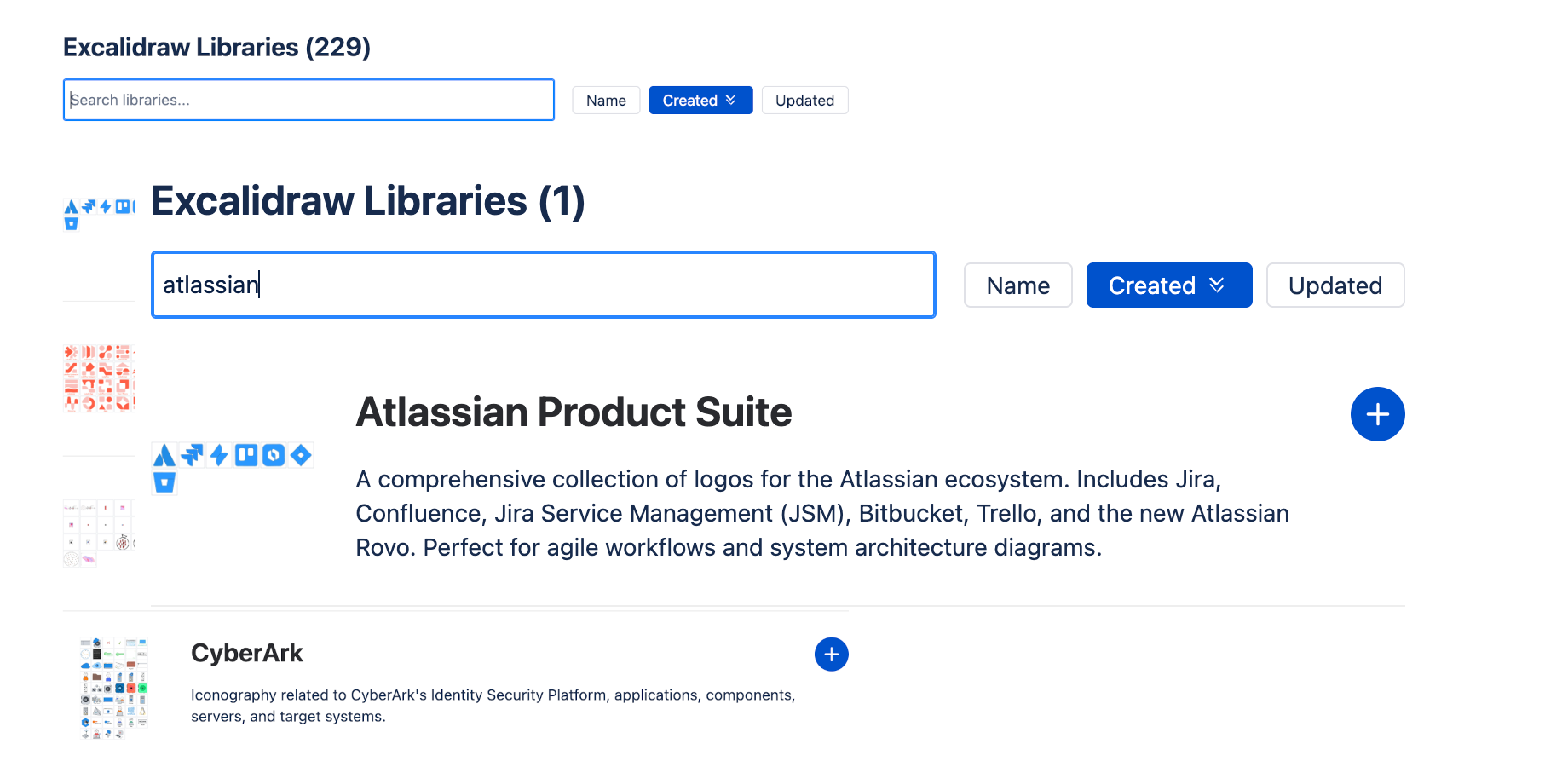 Sketching a system architecture on the Excalidraw canvas inside Jira, with shapes and connectors.